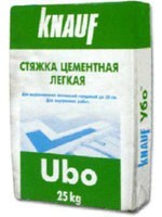 Кнауф УБО Стяжка цементная легкая
