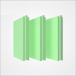 Пазогребневая гипсовая плита полнотелая влагостойкая (667*500*80мм) Forman